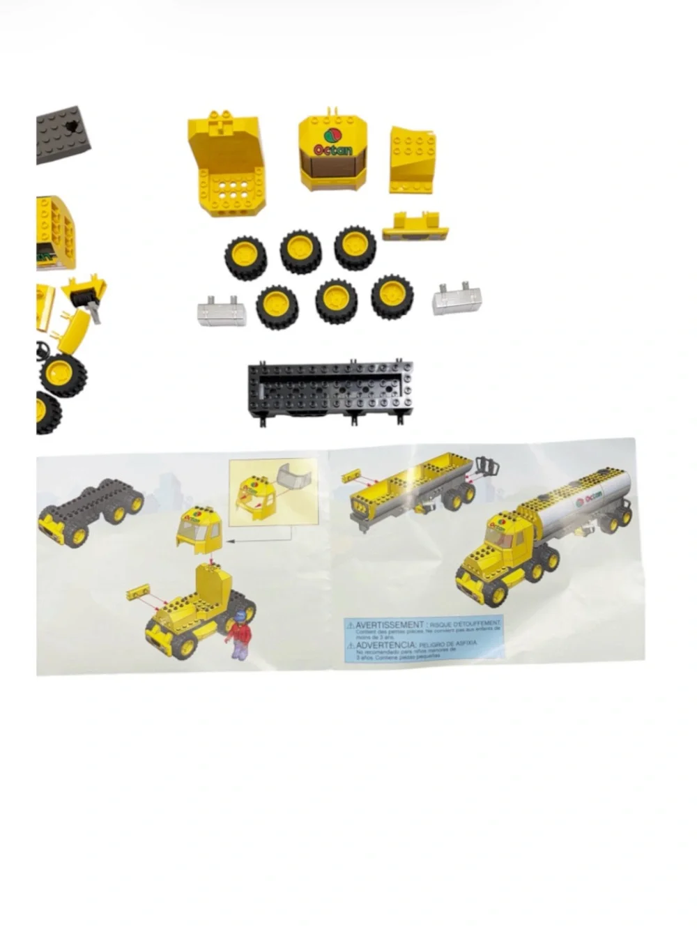LEGO | Vintage 4 Juniors Octan Tanker Truck Complete Set 4654 LEGO City Rare